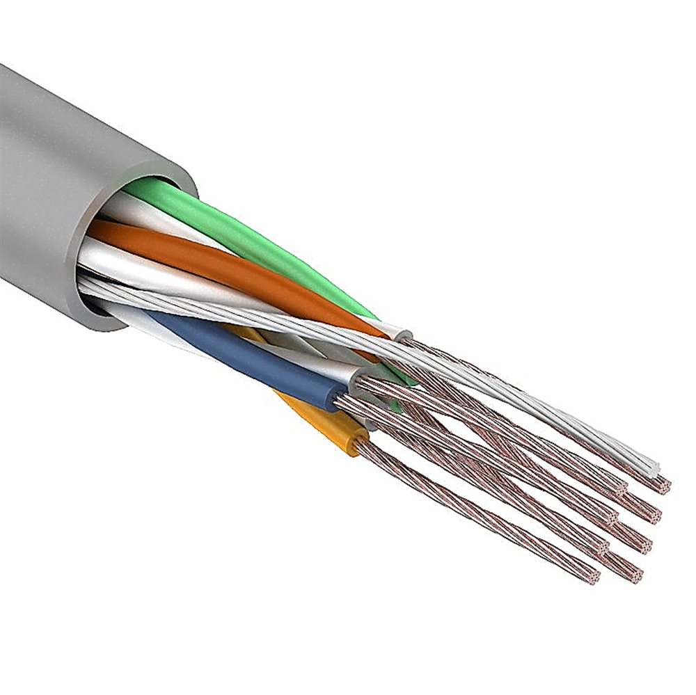 01-0044 - Кабель витая пара REXANT UTP 4PR 24AWG, CAT5e, STRANDED (бухта 305 м)