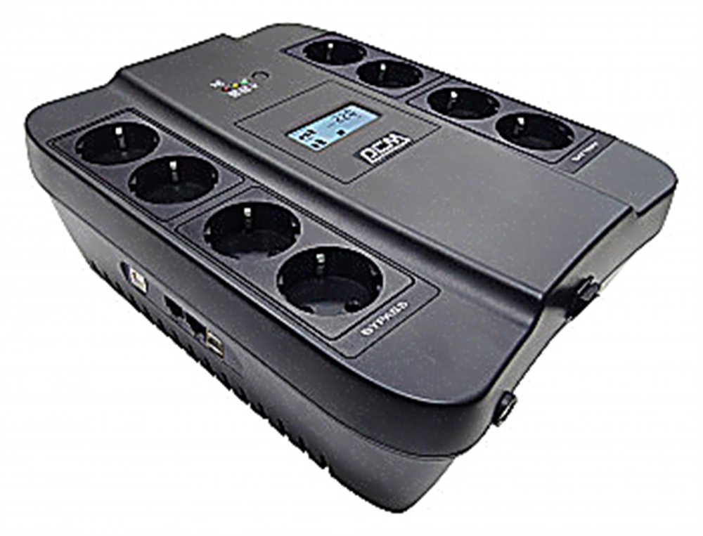 Источник бесперебойного питания Powercom Spider SPD-550U LCD USB; 330Вт, 550ВА, (арт.: 1456259)