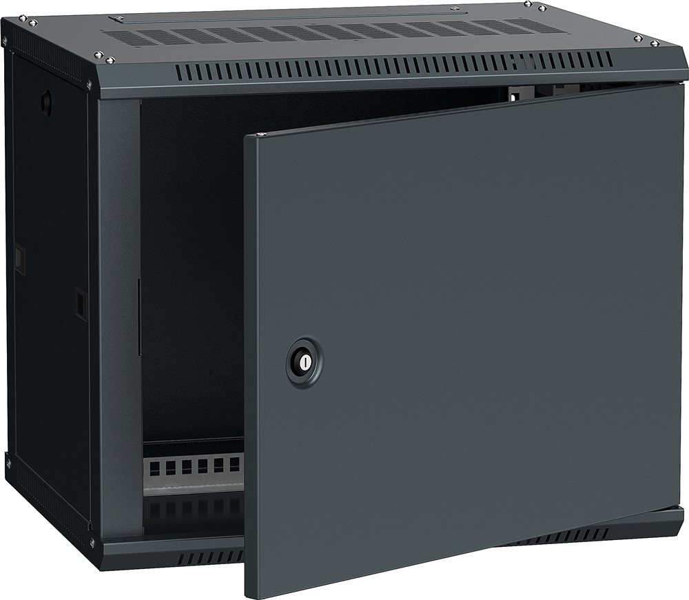 LWR5-09U64-MF - ITK Шкаф LINEA W 9U 600x450 мм дверь металл, RAL9005