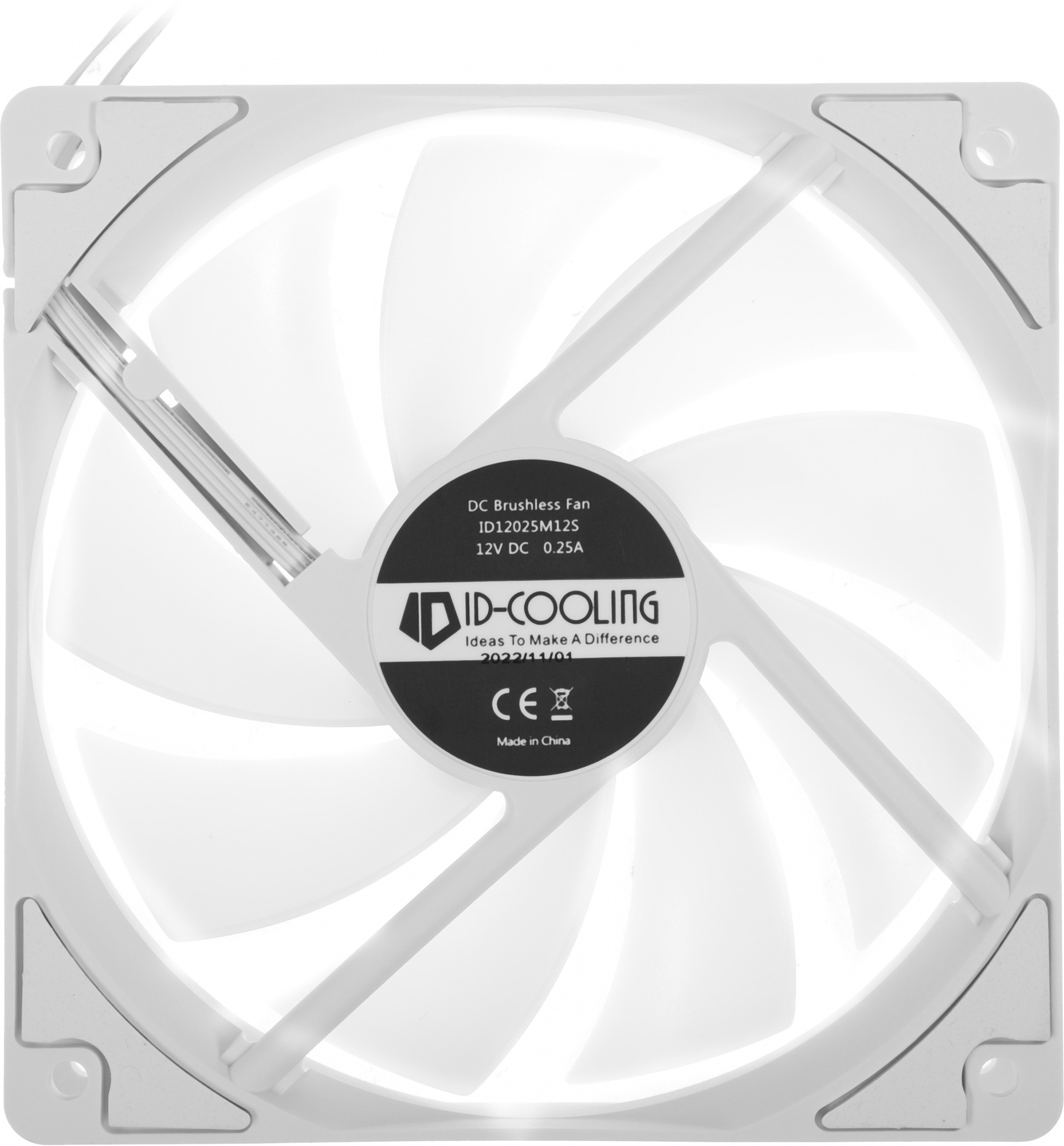 Устройство охлаждения(кулер) ID-Cooling SE-214-XT ARGB Soc-AM5/AM4/1200/1700/1851 белый 4-pin 14-31dB Al+Cu 180W 850gr Ret (SE-214-XT ARGB WHITE)