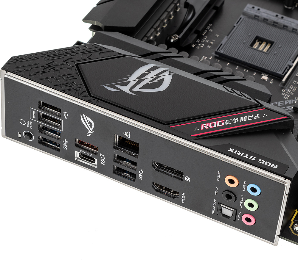 Материнская плата Asus ROG STRIX B550-F GAMING Soc-AM4 AMD B550 4xDDR4 ATX AC`97 8ch(7.1) 2.5Gg RAID+HDMI+DP