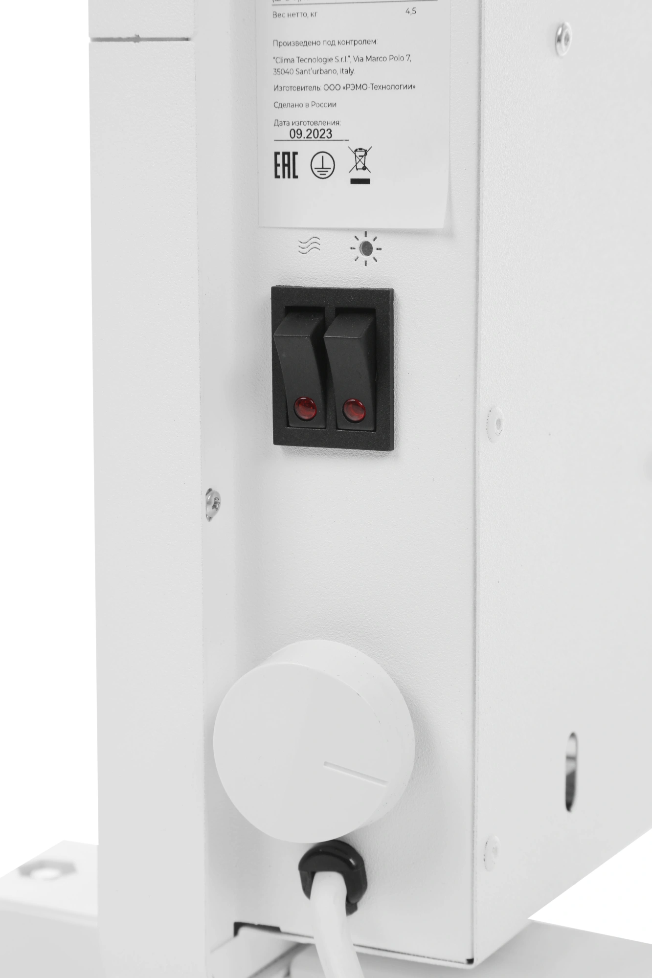 Конвектор Royal Clima Fiori Meccanico REC-FRWG1000M 1000Вт белый