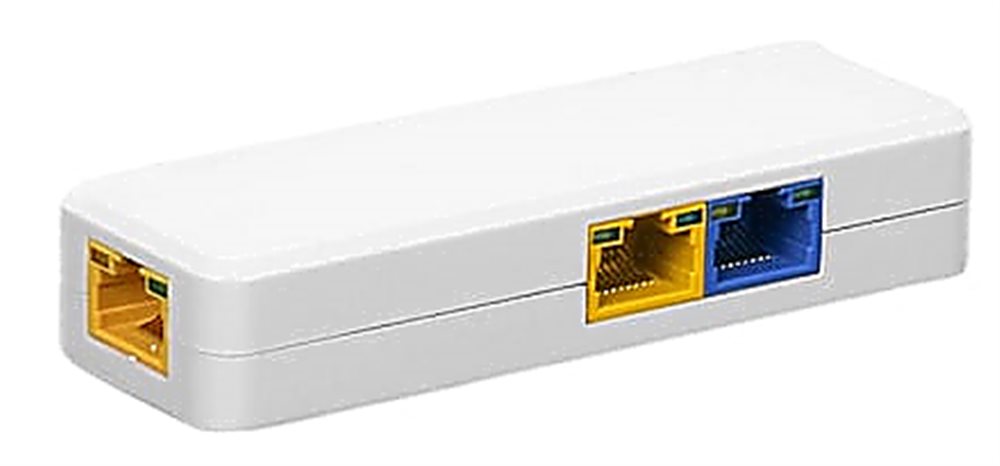 TR-EXP1130-3 - POE-удлинитель TRASSIR. Подключение до 5 устройств каскадно. Бюджет POE 60Вт. 1 POE  IEEE802.3af/at, 2 POE IEEE802.3af/at/bt. Питание 48-55Вт DC. Грозозащита. Рабочая температура -30ºС...60ºС