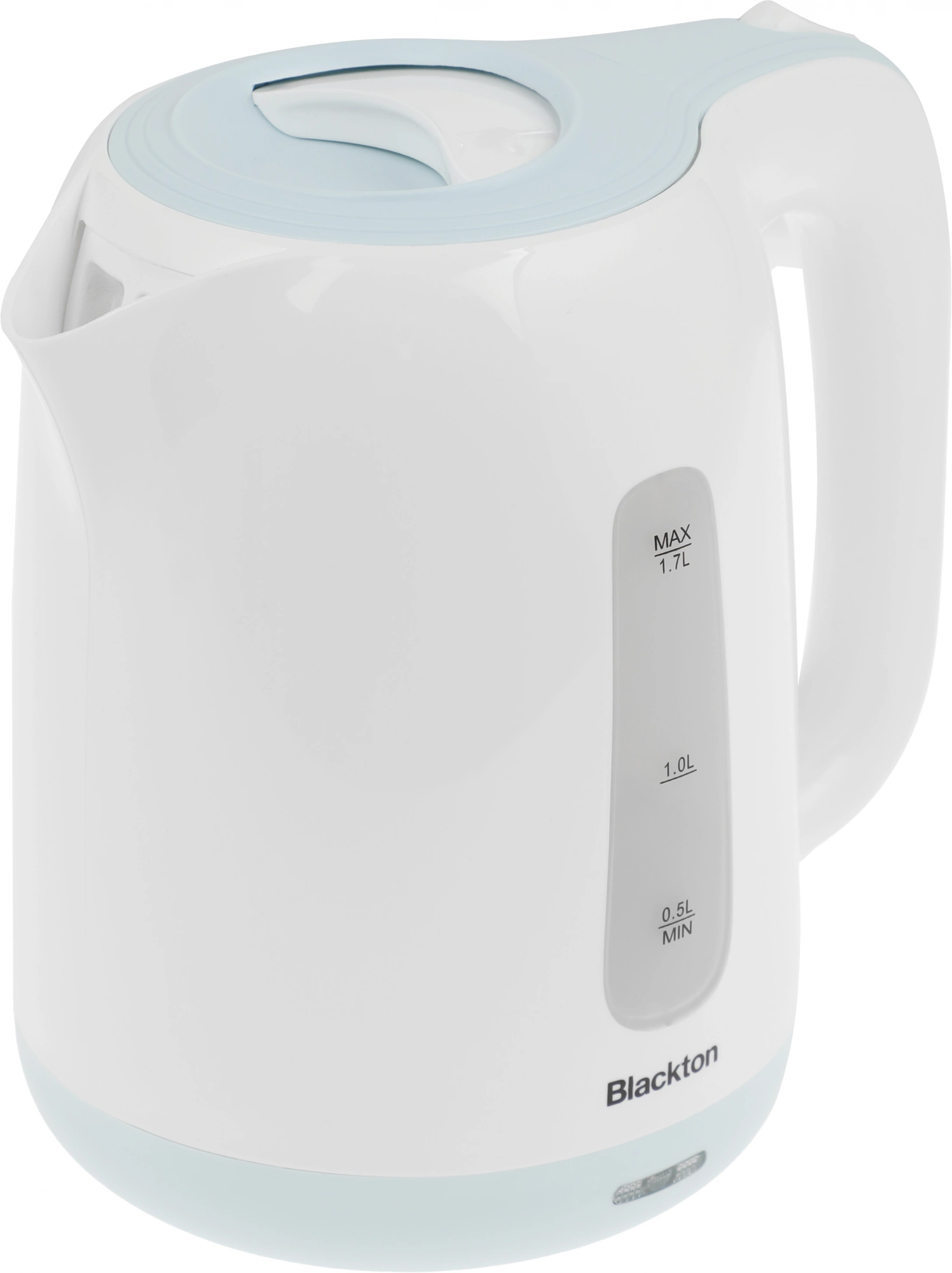 Чайник электрический Blackton Bt KT1703P 1.7л. 2200Вт белый/голубой корпус: пластик (86185603)