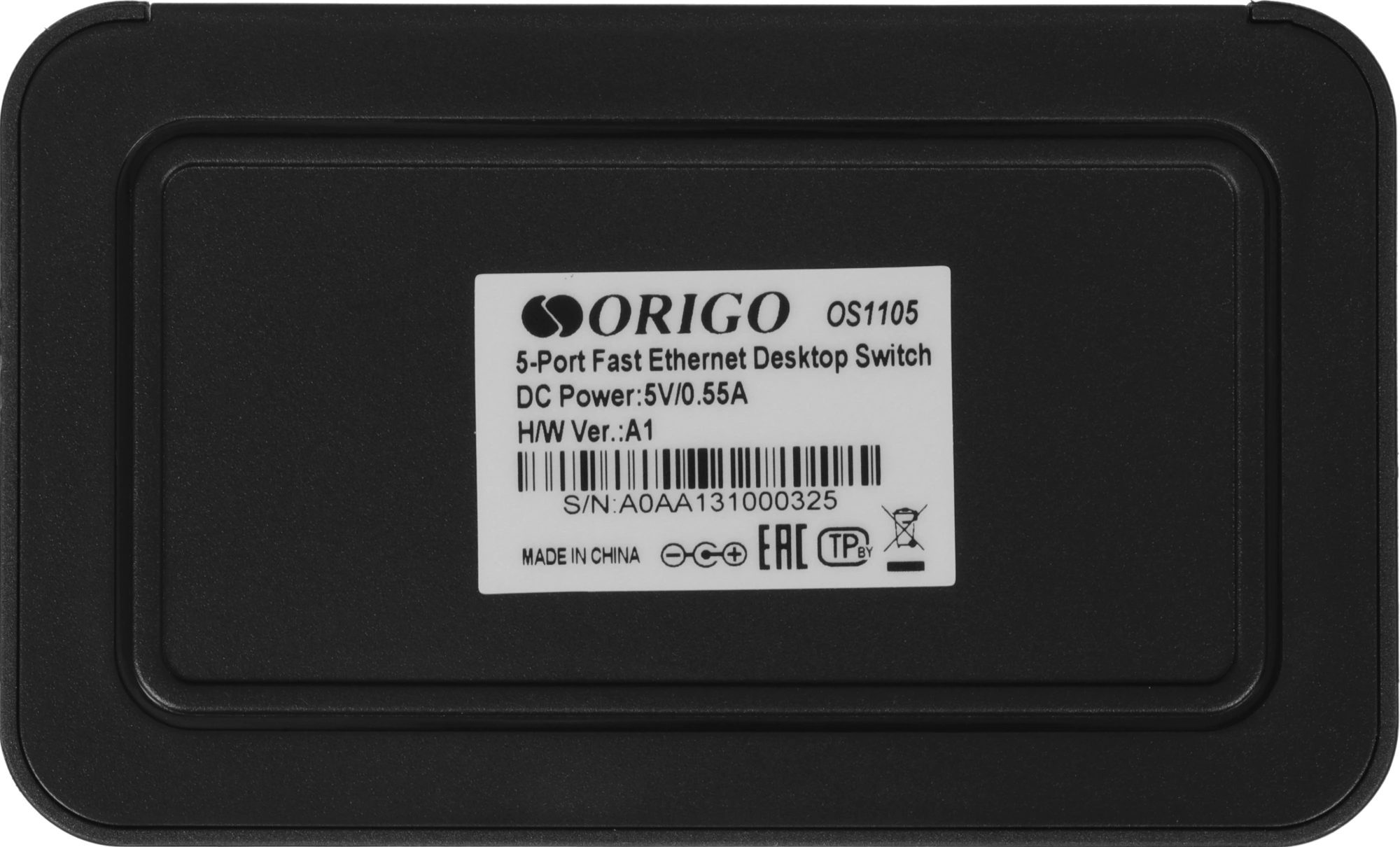 Коммутатор Origo OS1105 OS1105/A1A 5x100Мбит/с неуправляемый