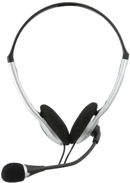 Наушники с микрофоном Sven AP-010MV черный/серебристый 2м накладные оголовье (SV-0410010MV)
