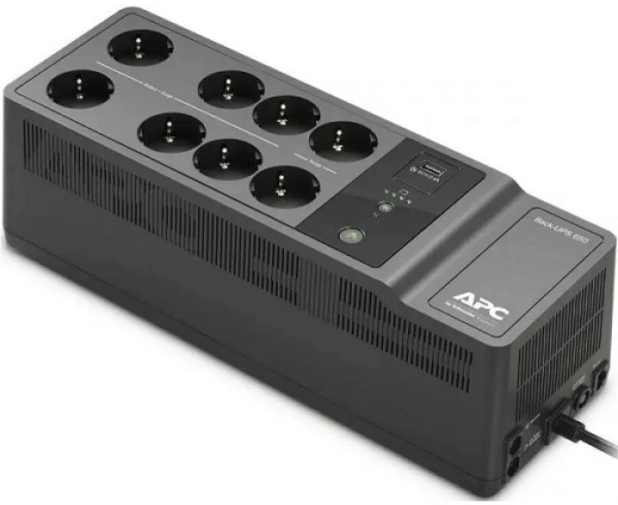 Источник бесперебойного питания APC Back-UPS BE650G2-GR 400Вт 650ВА черный