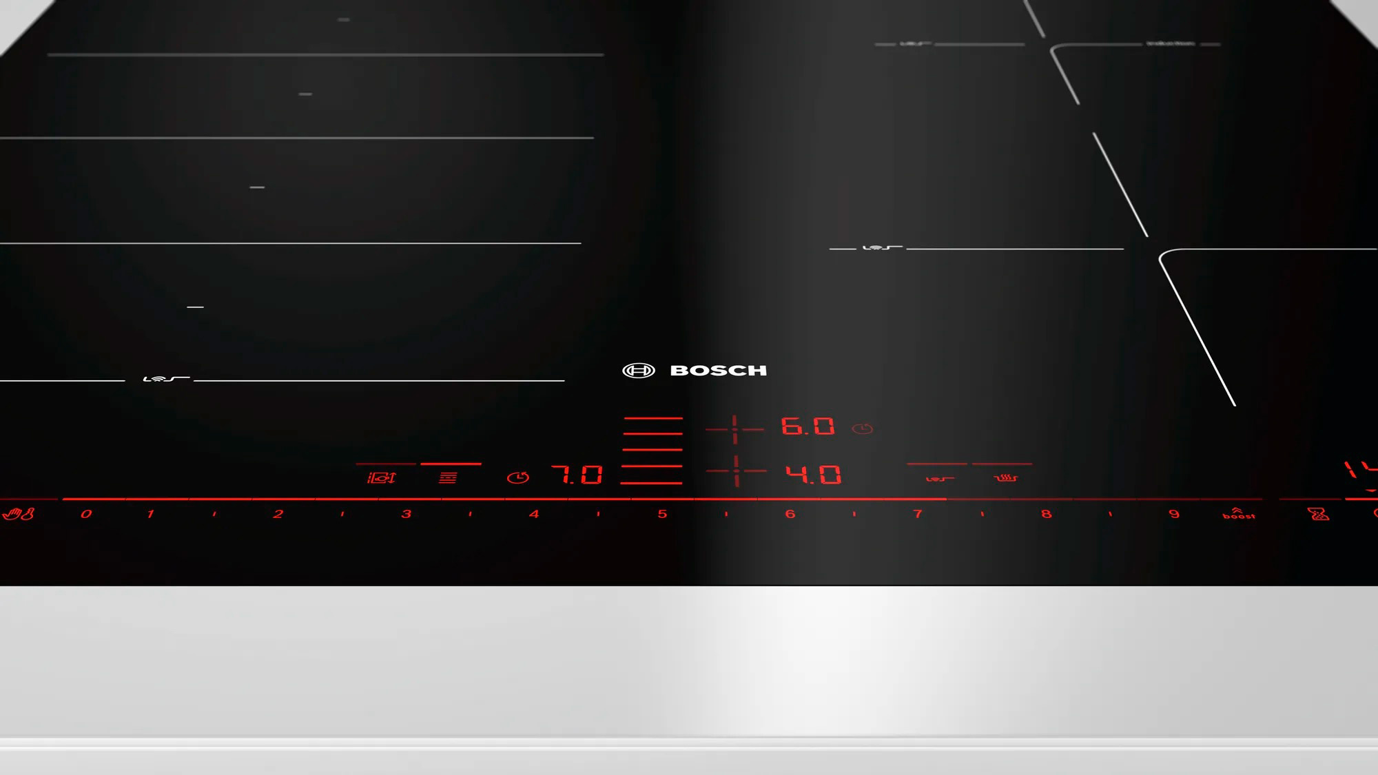 Индукционная варочная поверхность Bosch PXE601DC1E черный