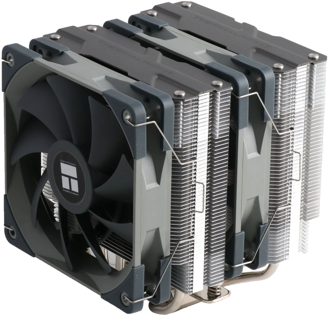 Устройство охлаждения(кулер) Thermalright Peerless Assassin 120 Soc-AM5/AM4/1200/1700/1851 серый 4-pin 25.6dB Al+Cu 750gr Ret (PA120)