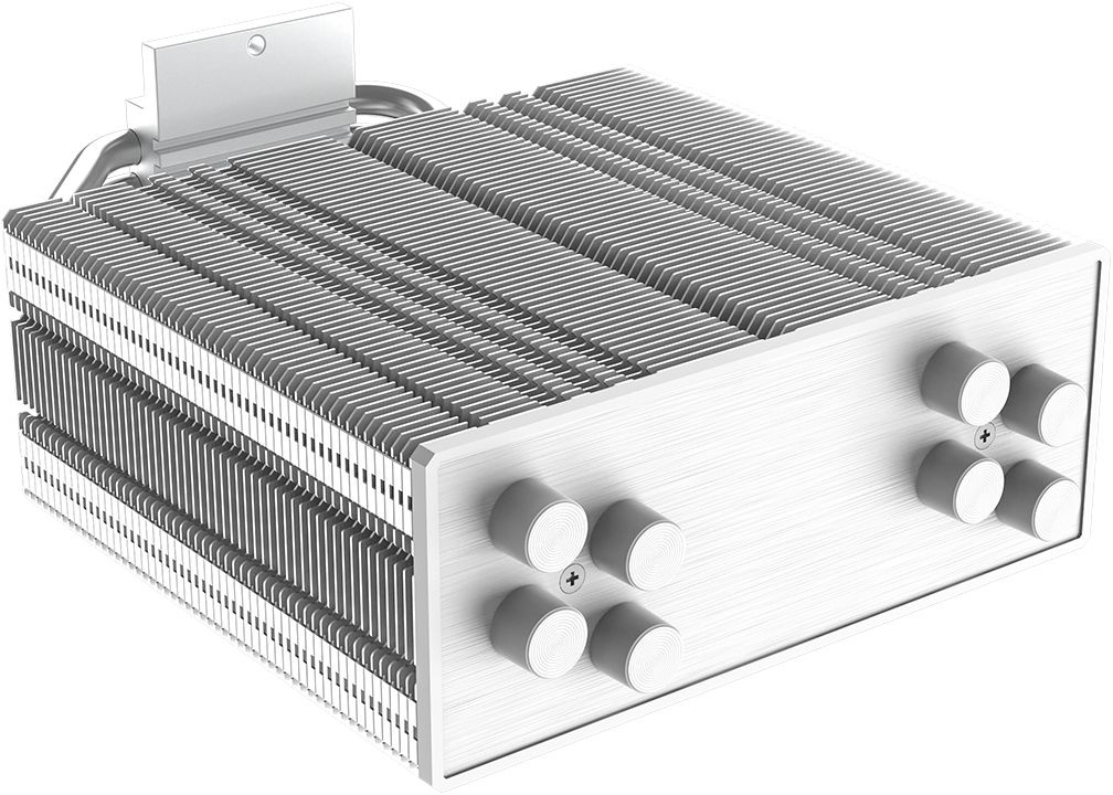 Устройство охлаждения(кулер) ID-Cooling SE-224-XTS ARGB Soc-AM5/AM4/1200/1700/1851 белый 4-pin 29dB Al+Cu 220W 650gr Ret (SE-224-XTS ARGB WHITE)