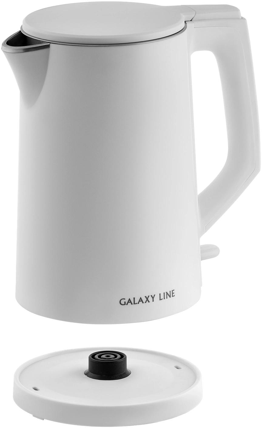 Чайник электрический Galaxy Line GL 0353 1.8л. 1800Вт белый корпус: нерж.сталь/пластик (7010103530)