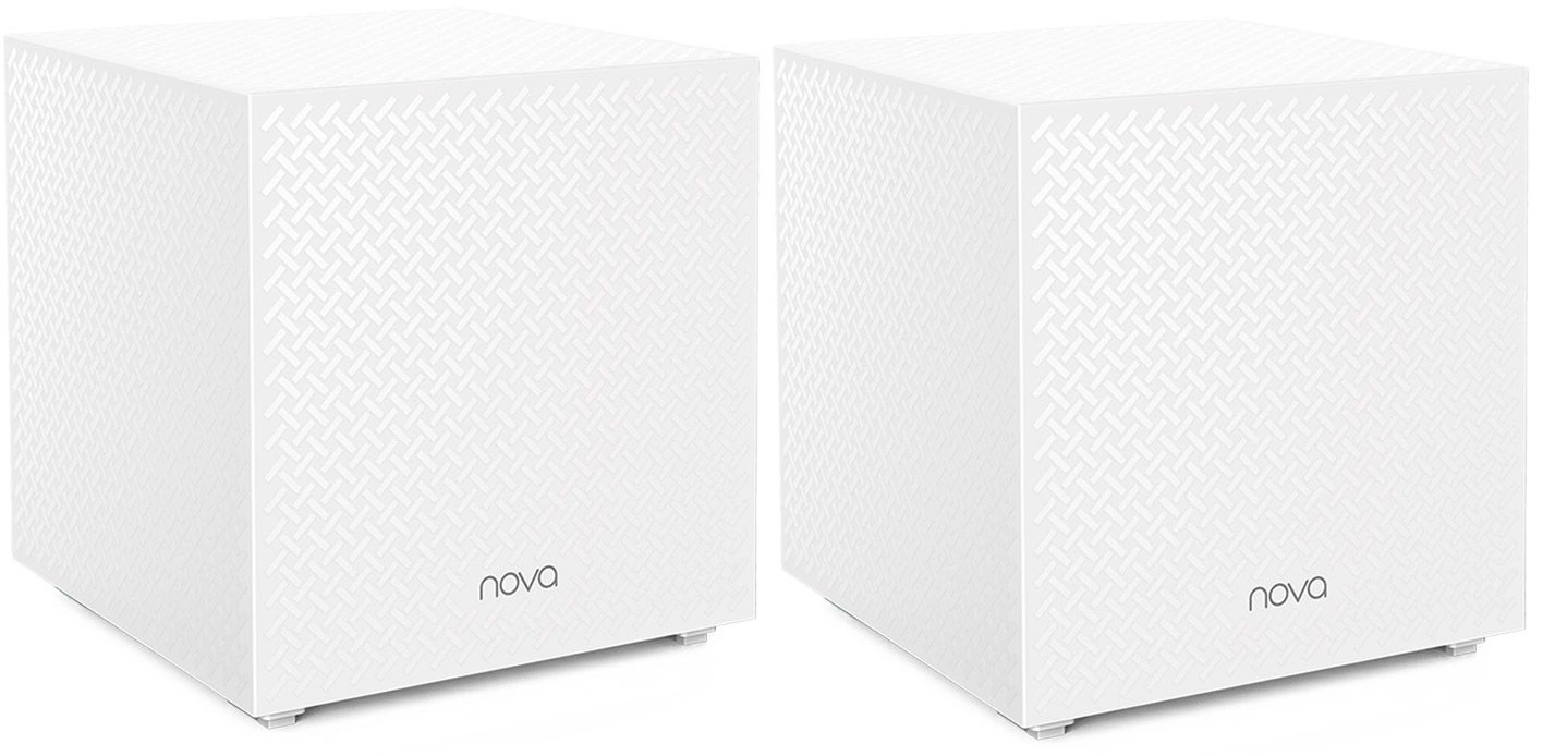 Бесшовный Mesh роутер Tenda MW12 (MW12(2-PACK)) AC2100 10/100/1000BASE-TX белый (упак.:2шт)