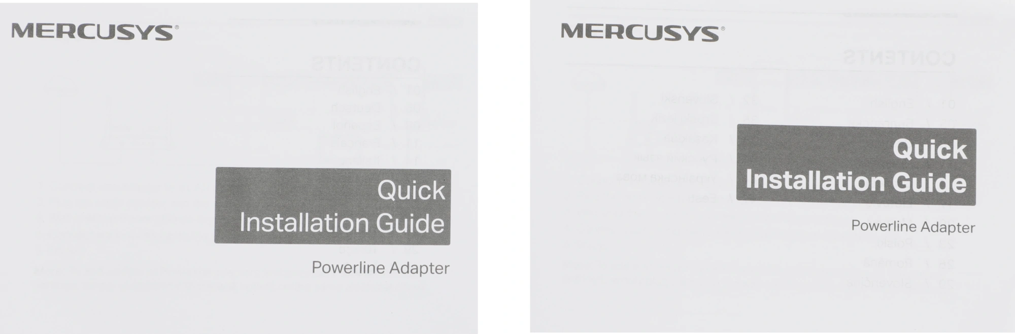 Сетевой адаптер HomePlug AV Mercusys MP500 KIT AV1000 Gigabit Ethernet (упак.:2шт)