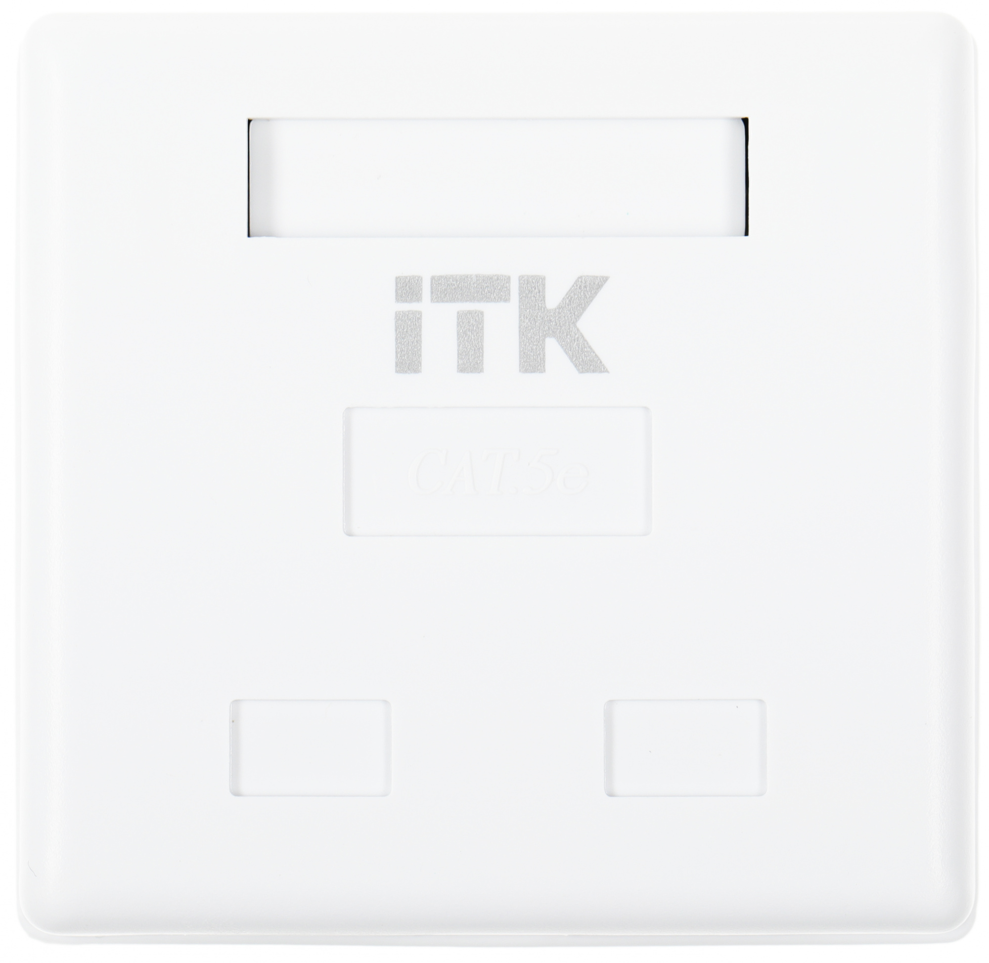Розетка ITK CS2-1C5EU-22 настен.RJ45 2 кат.5E UTP бел. (упак.:1шт)
