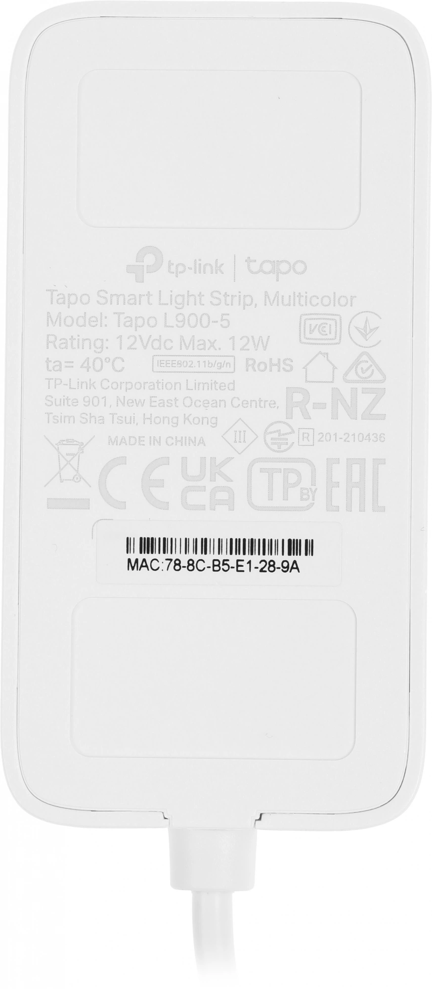 Умная светодиодная лента TP-Link Tapo L900-5 13.5В 5м