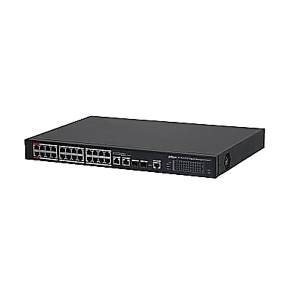 DH-PFS4226-24GT2GF-240 - 24-портовый гигабитный управляемый коммутатор с PoE, уровень L2