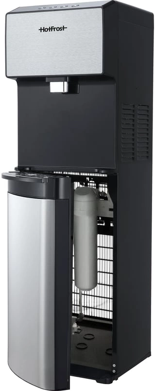 Пурифайер Hotfrost V450PUFSM напольный компрессорный серебристый/черный