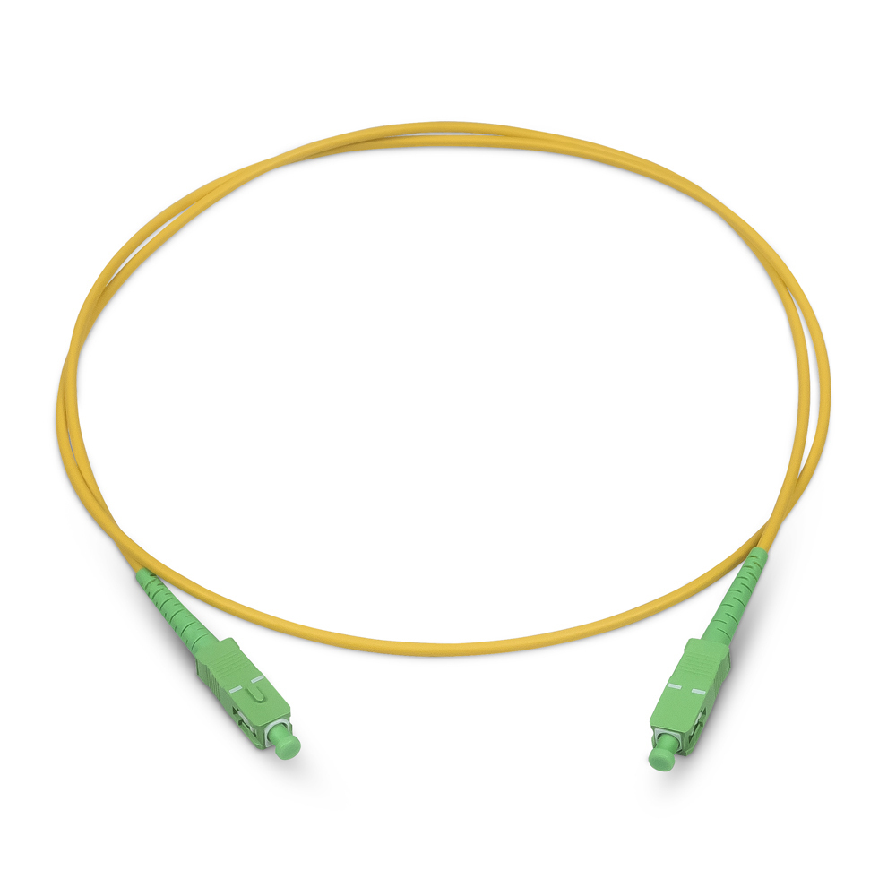 Cabeus FOP(s)-9-SC/APC-SC/APC-1m - Шнур оптический simplex SC/APC-SC/APC 9/125 sm 1м LSZH