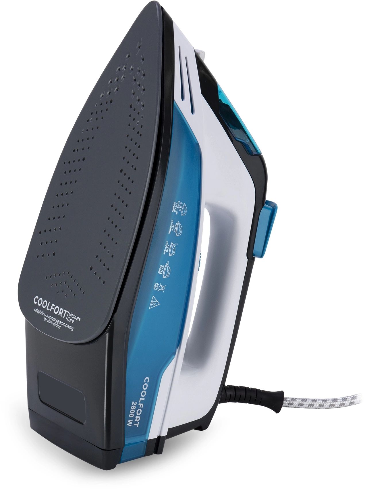 Утюг Coolfort CF-3400 2600Вт синий/белый