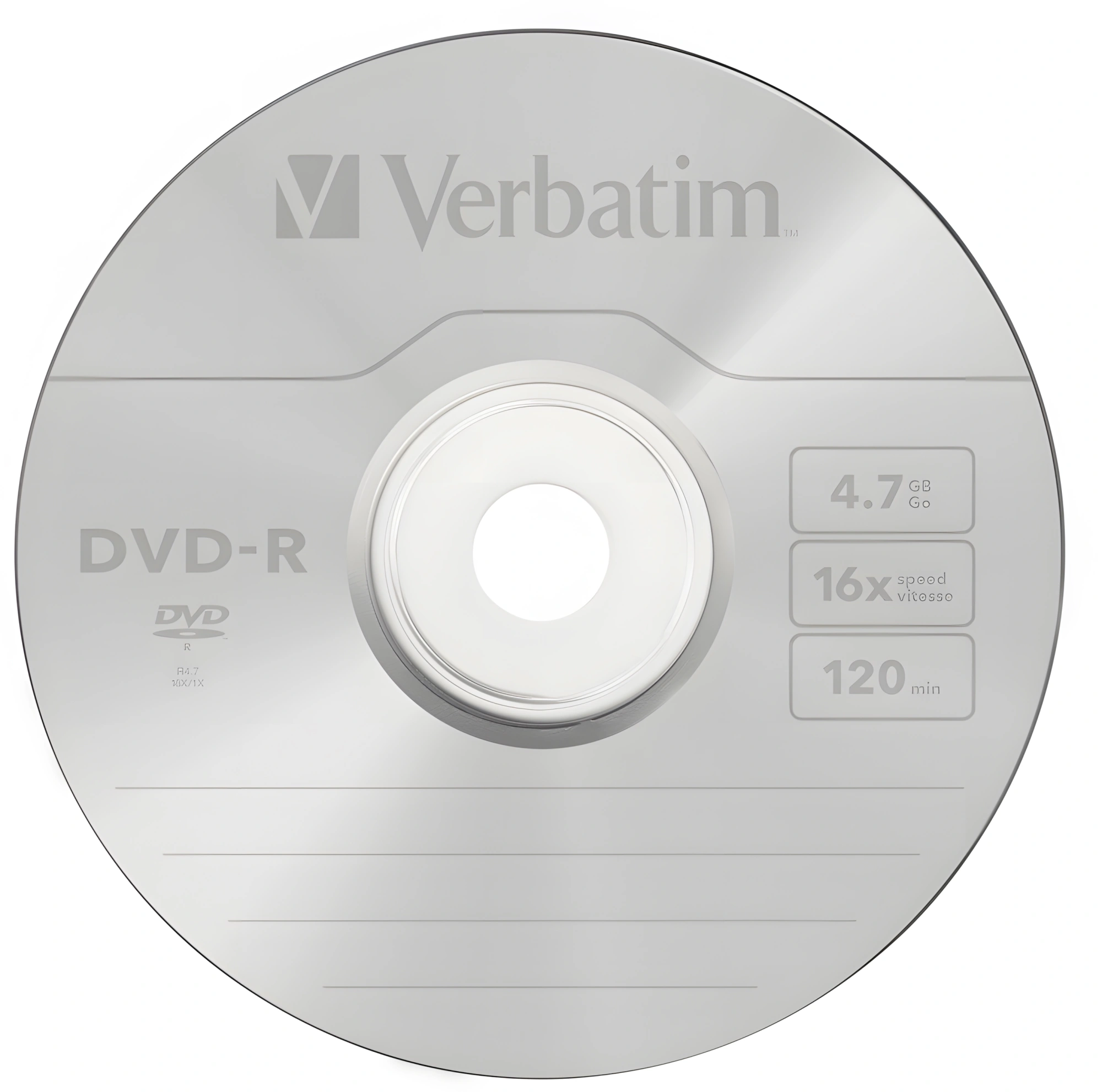 Диск DVD-R Verbatim 4.7Gb 16x Slim case (20шт) (43547)