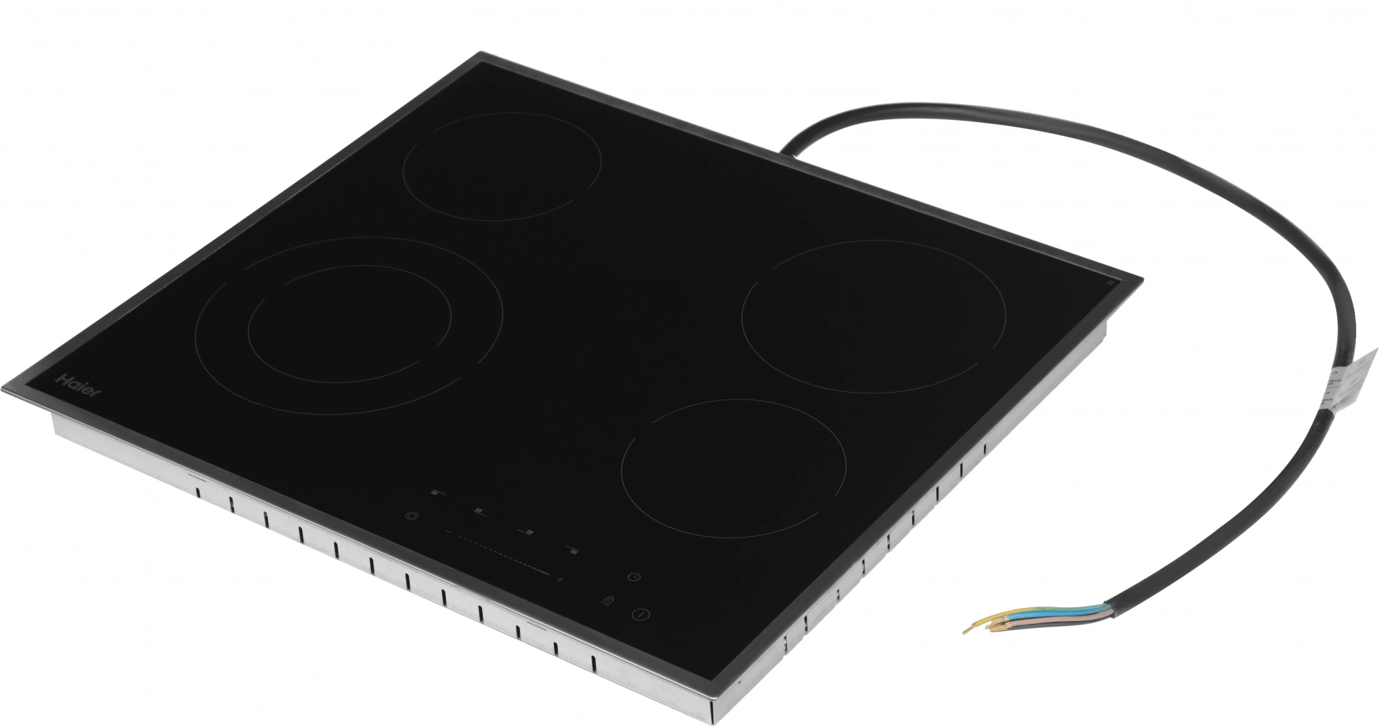 Варочная поверхность Haier HHX-C64TDFB черный/серебристый