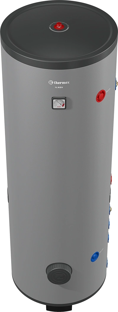 Водонагреватель Thermex Nixen 250 F (combi) 19кВт 250л через теплообменник напольный/серый