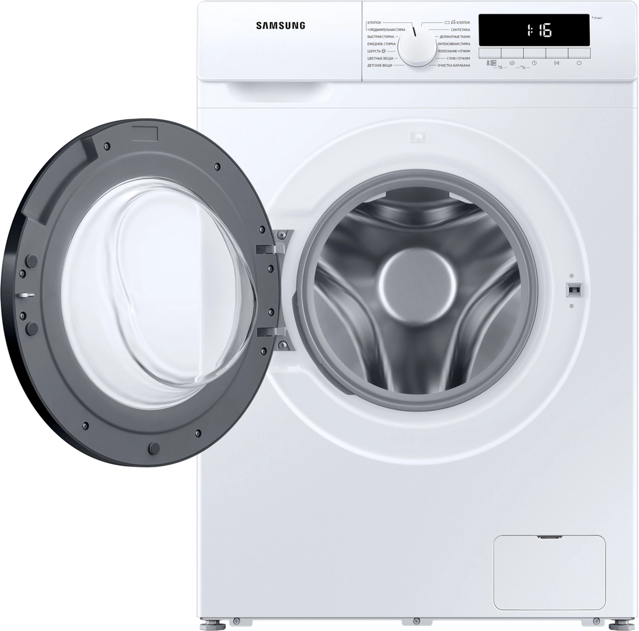Стиральная машина Samsung WW80T3040BW/LP класс: A загр.фронтальная макс.:8кг белый инвертор