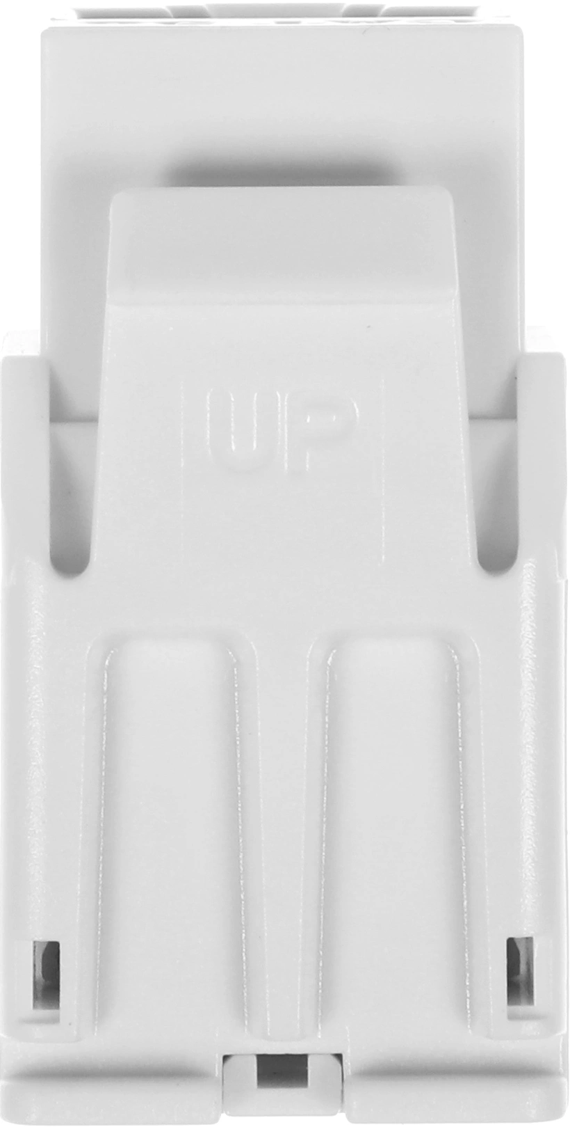 Модуль Hyperline KJNE-8P8C-C5E-90-WH информ. KeystoneRJ45 кат.5E UTP бел. (упак.:1шт)