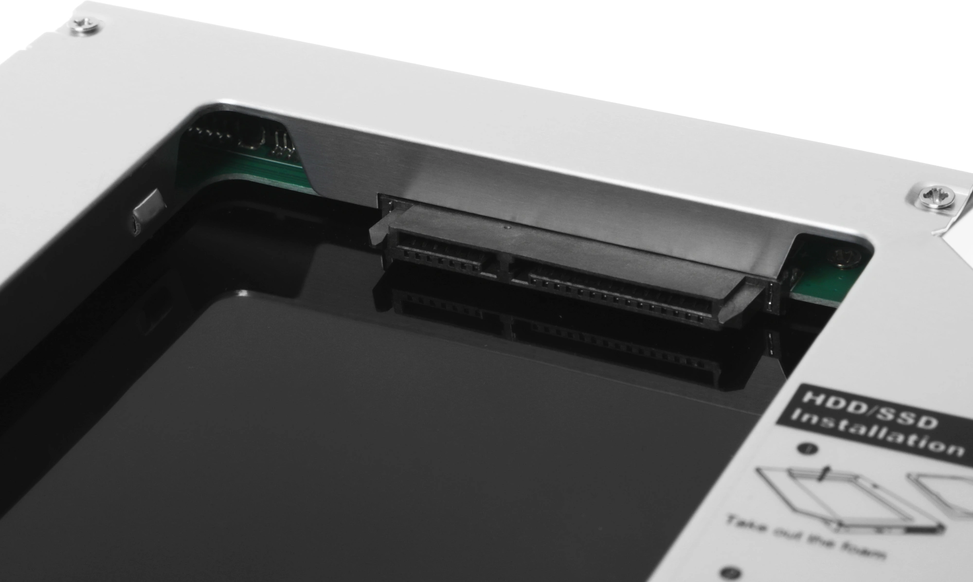 Сменный бокс для HDD AgeStar SSMR2S SATA металл серебристый 2.5"