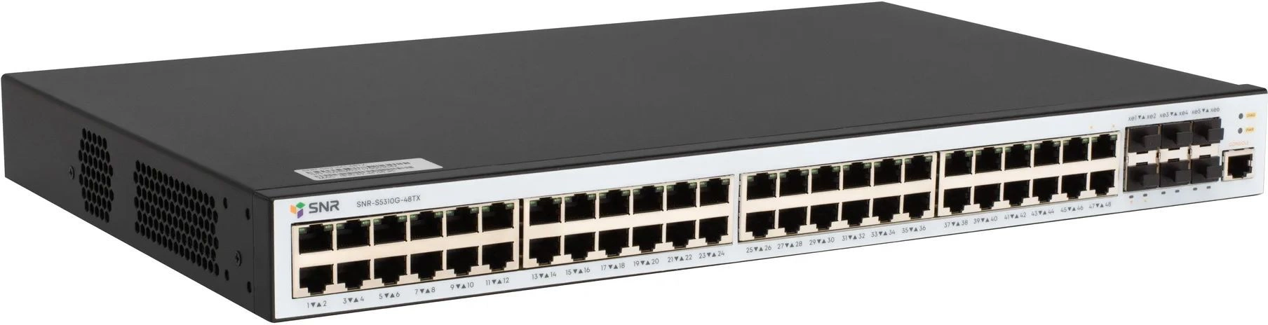Коммутатор SNR SNR-S5310G-48TX (L2+) 48x1Гбит/с 6SFP+ управляемый