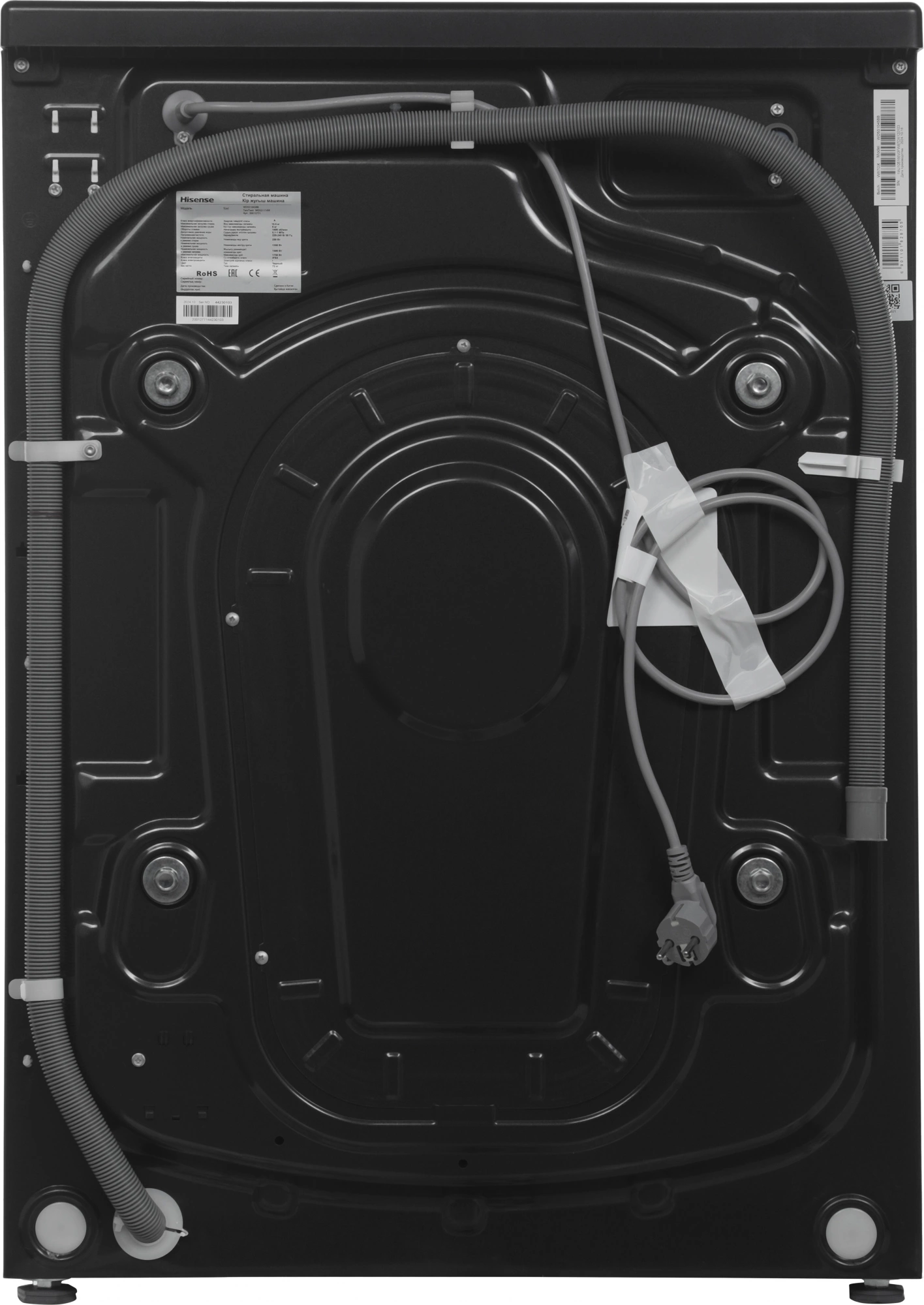 Стиральная машина Hisense WD5S1045BB класс: A загр.фронтальная макс.:10.5кг (с сушкой) черный инвертор
