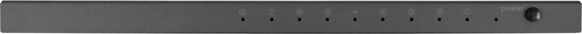 Сплиттер аудио-видео Premier 5-872-8V2 HDMI (f)/8xHDMI (f) черный
