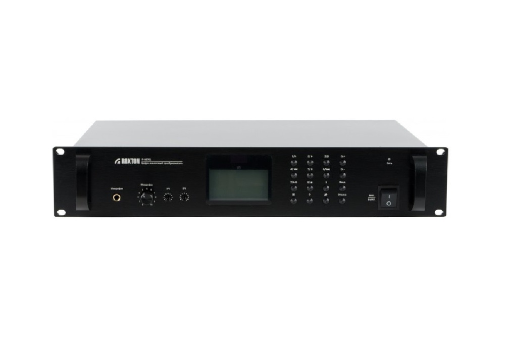 IP-A6704 - Цифро-аналоговый аудио преобразователь, 4 канала, IP-интерфейс, 2U