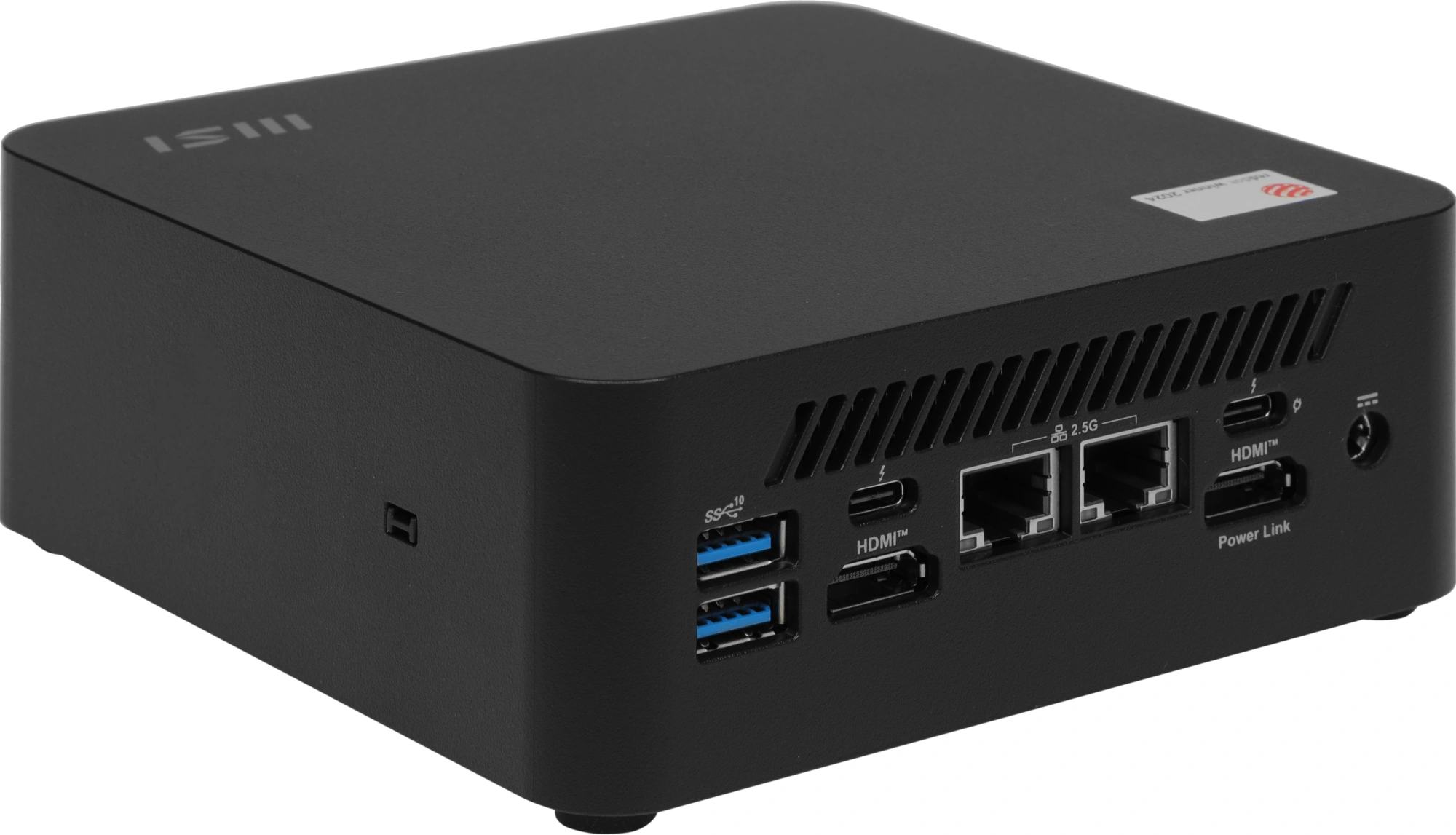 Неттоп MSI Cubi NUC 1M-052BRU Core 5 120U (1.4) Graphics CR без ОС 2xGbitEth WiFi BT 120W черный (936-B0B111-080)