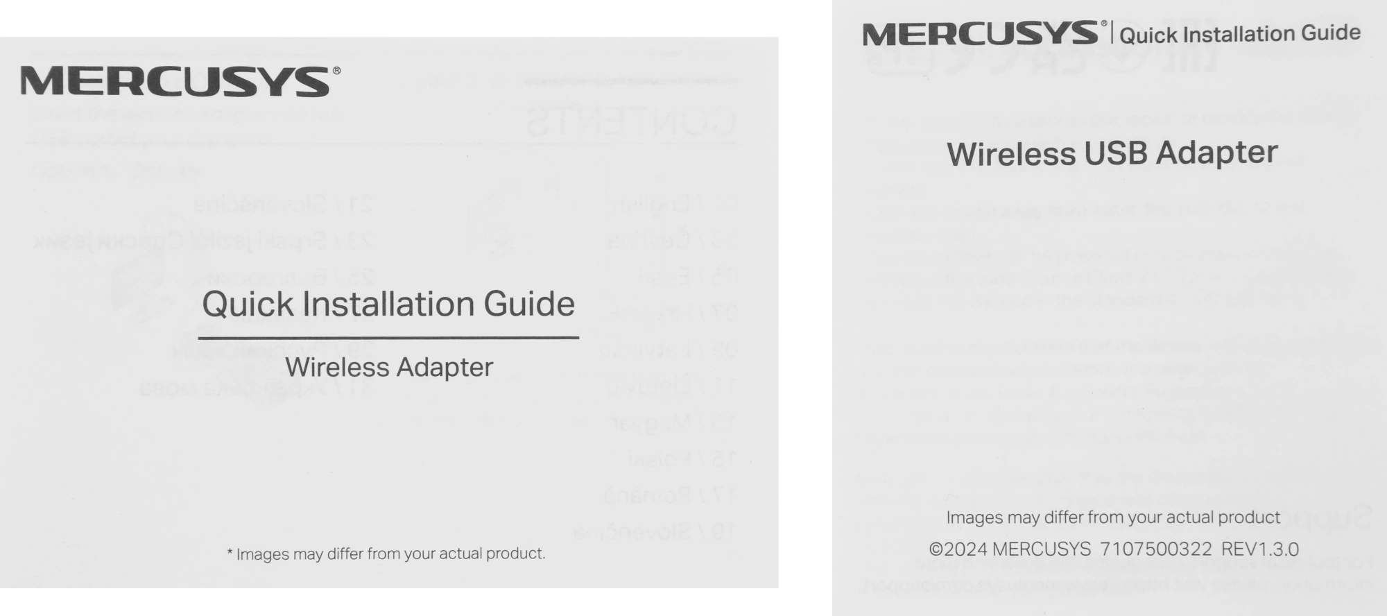 Сетевой адаптер Wi-Fi Mercusys MA14N AX300 USB 2.0 (ант.внутр.) 1ант.