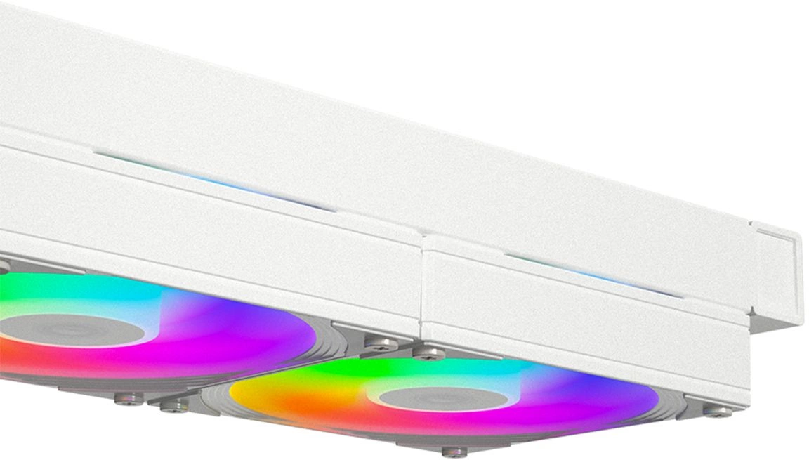Система водяного охлаждения ID-Cooling FX240 Inf ARGB Soc-AM5/AM4/1200/1700/1851 белый 4-pin 27.2dB Al 300W Ret (FX240 INF WHITE)