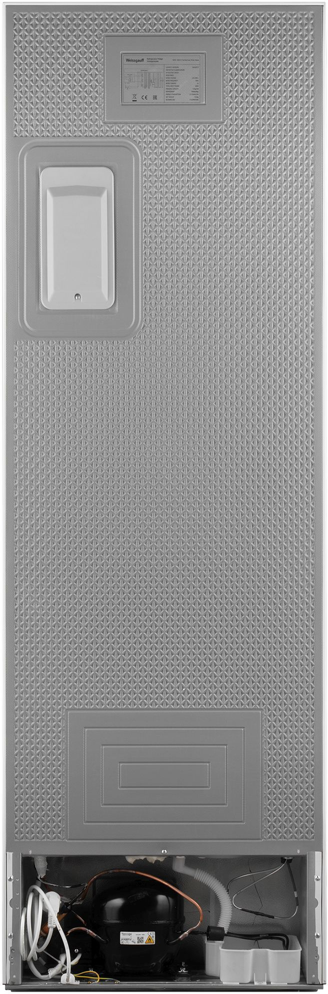 Холодильник Weissgauff WRK 1850 D Full NoFrost White Glass 2-хкамерн. белый