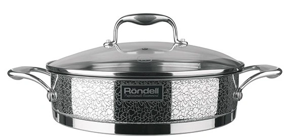 Сотейник Rondell Vintage RDS-353 2.9л. d=26см (с крышкой) стальной