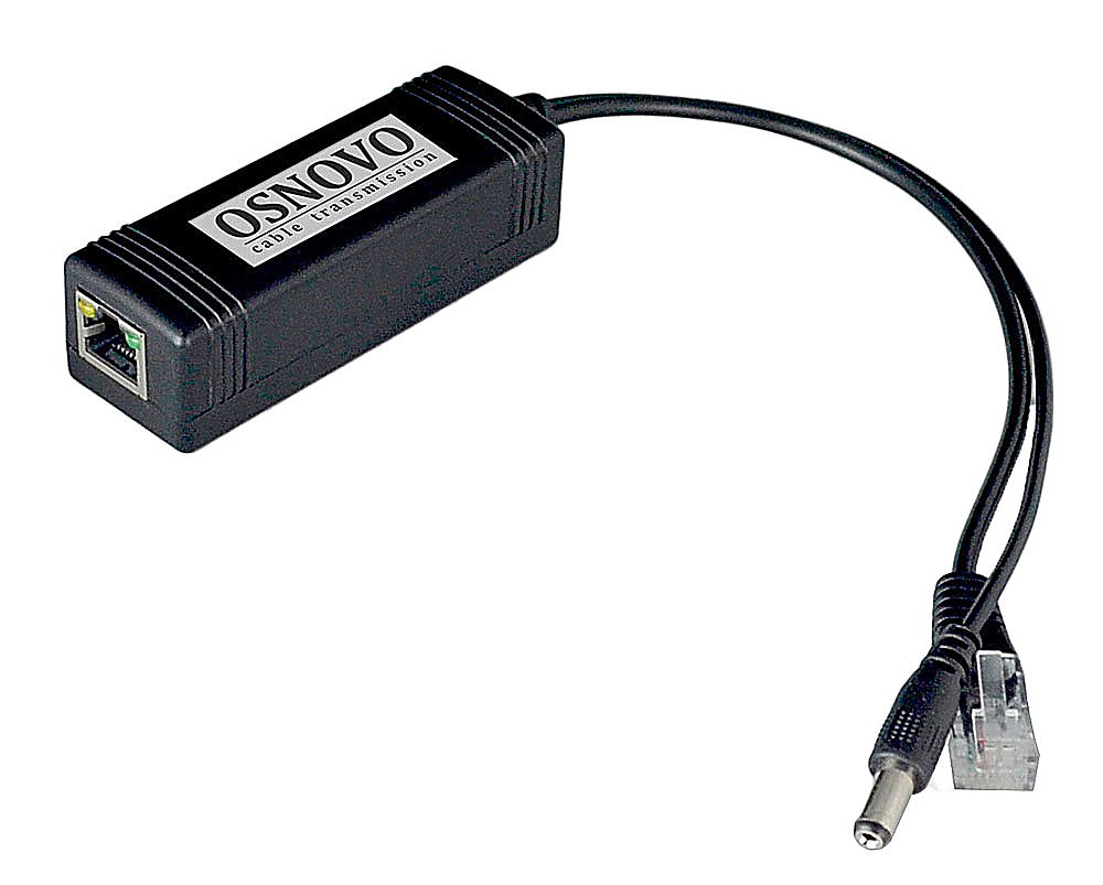 PoE Splitter/3 - PoE-сплиттер Fast Ethernet. Соответствует стандартам PoE IEEE 802.3af/at. Предназначен для питания оконечных сетевых устройств, не поддерживающих PoE