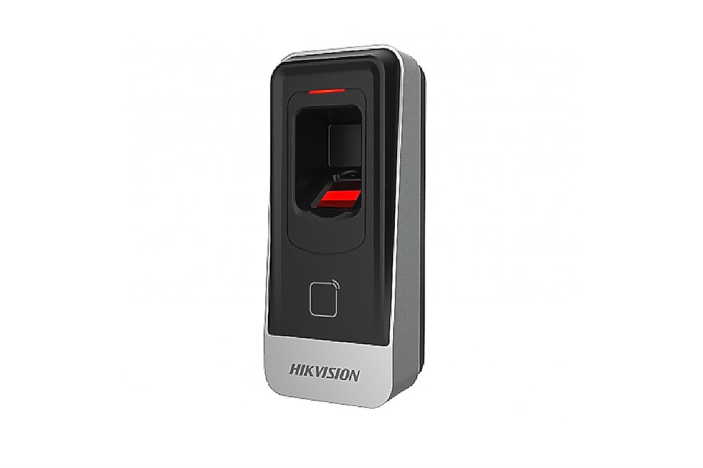 DS-K1201AEF Hikvision - Считыватель отпечатков пальцев и EM карт. Частота считывания 125КГц; хранилище: 5000 отпечатков.