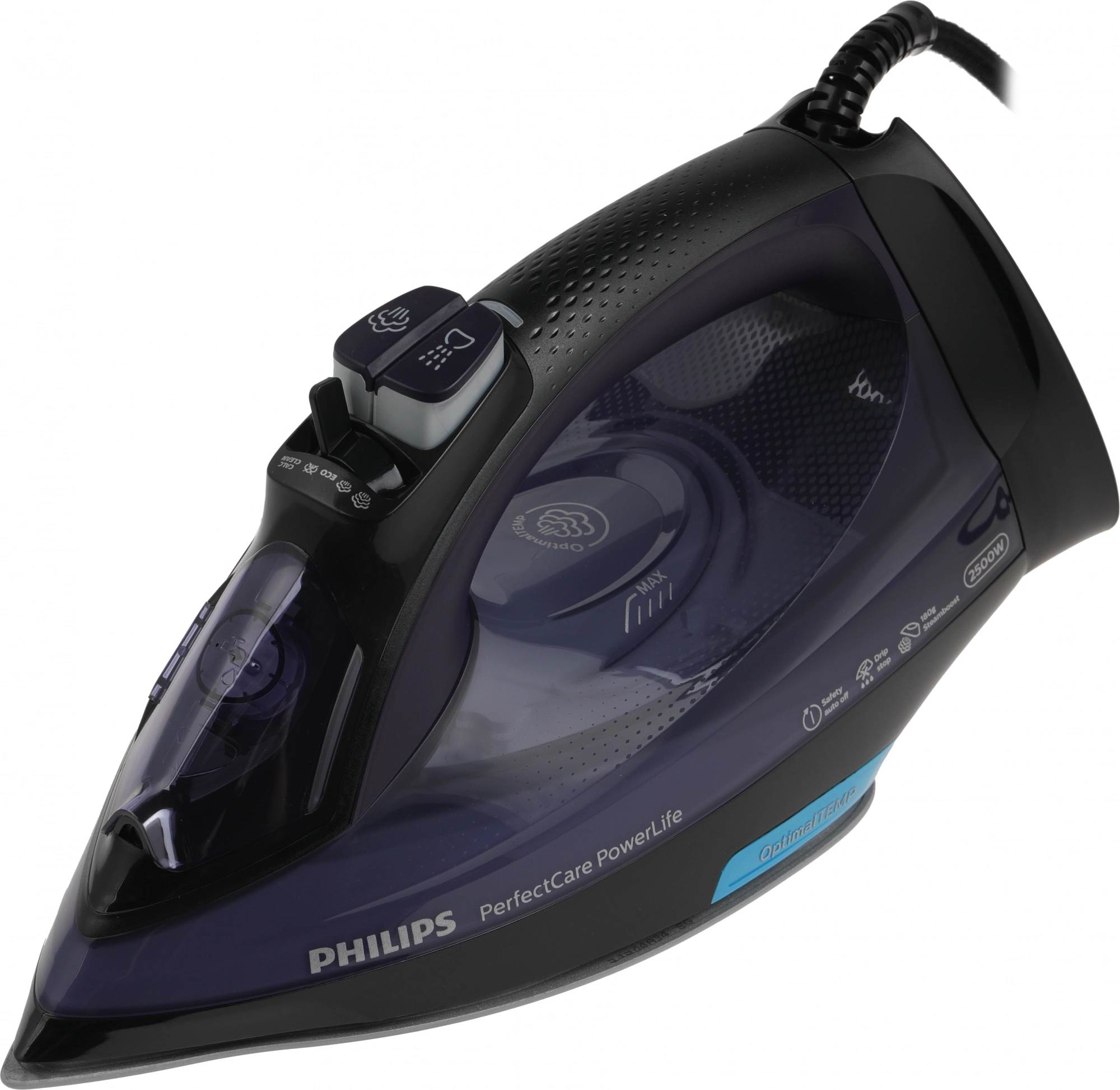 Утюг Philips PerfectCare GC3925/30 2500Вт синий/черный