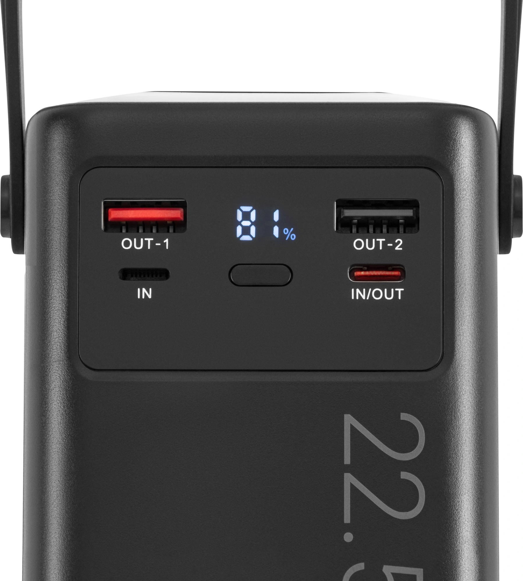 Мобильный аккумулятор Digma DGPF50B 50000mAh QC3.0/PD3.0 22.5W 2.25A 4xUSB-A/2xUSB-C черный (DGPF50B22PBK)