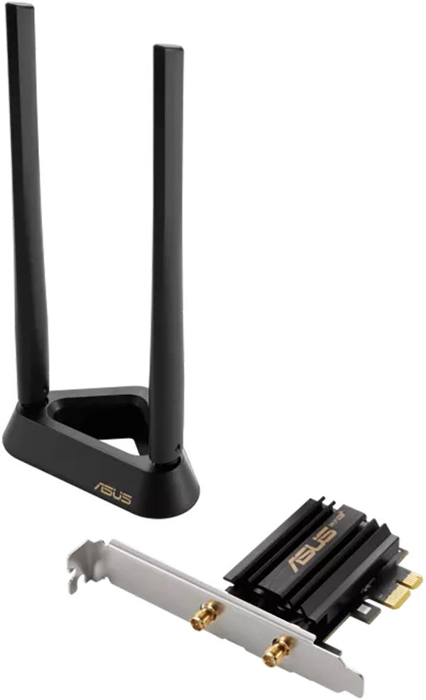 Сетевой адаптер Wi-Fi + Bluetooth Asus PCE-AXE59BT AXE5400 PCI Express x1 2ант.