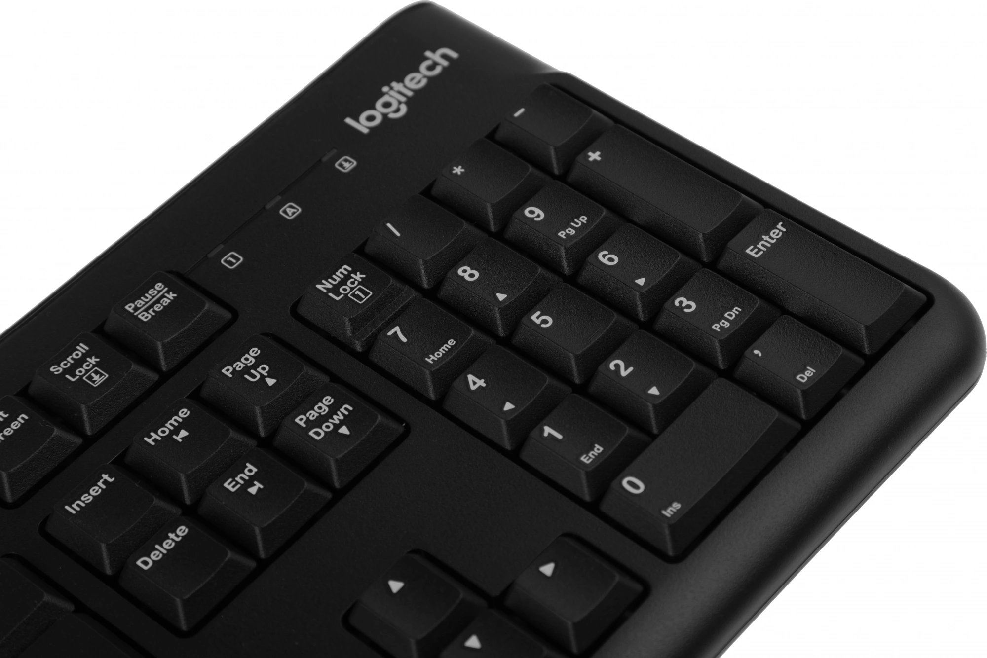 Клавиатура Logitech K120 черный USB (920-002522) кабель 1.5м