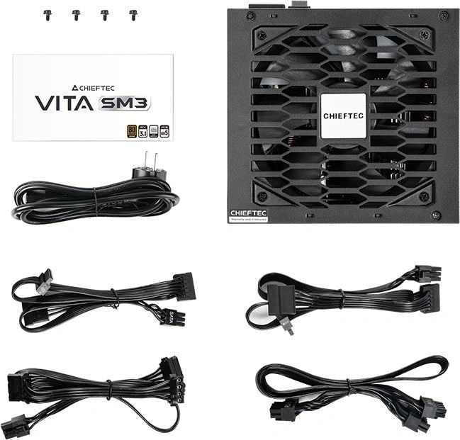 Блок питания Chieftec ATX 850W Vita SM3 BPX-850-C 80+ bronze (20+4pin) APFC 120mm fan 6xSATA RTL