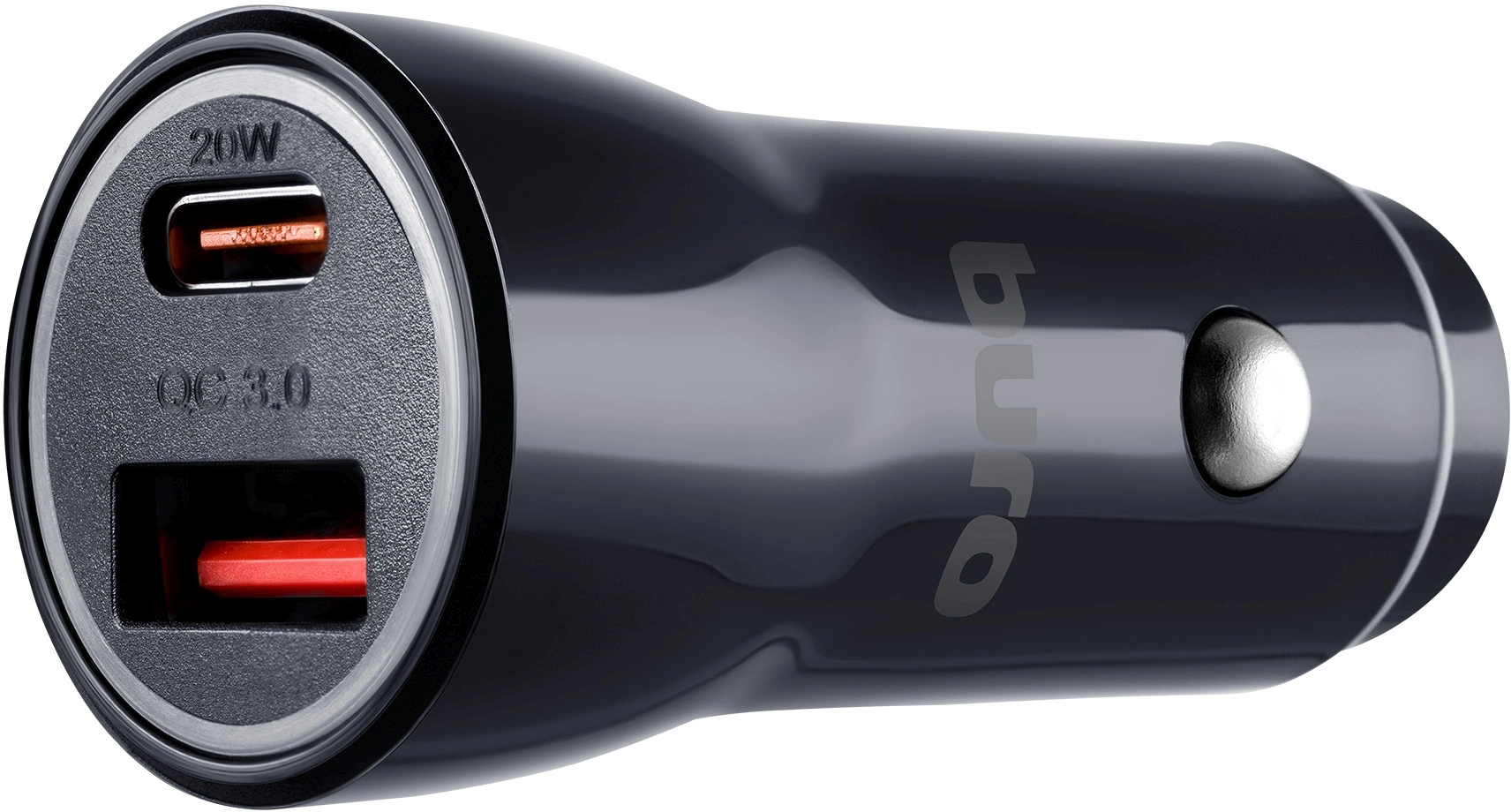 Автомобильное зар./устр. Buro BUCN1 18W 3A (PD+QC) USB-C/USB-A универсальное черный (BUCN18P110BK)
