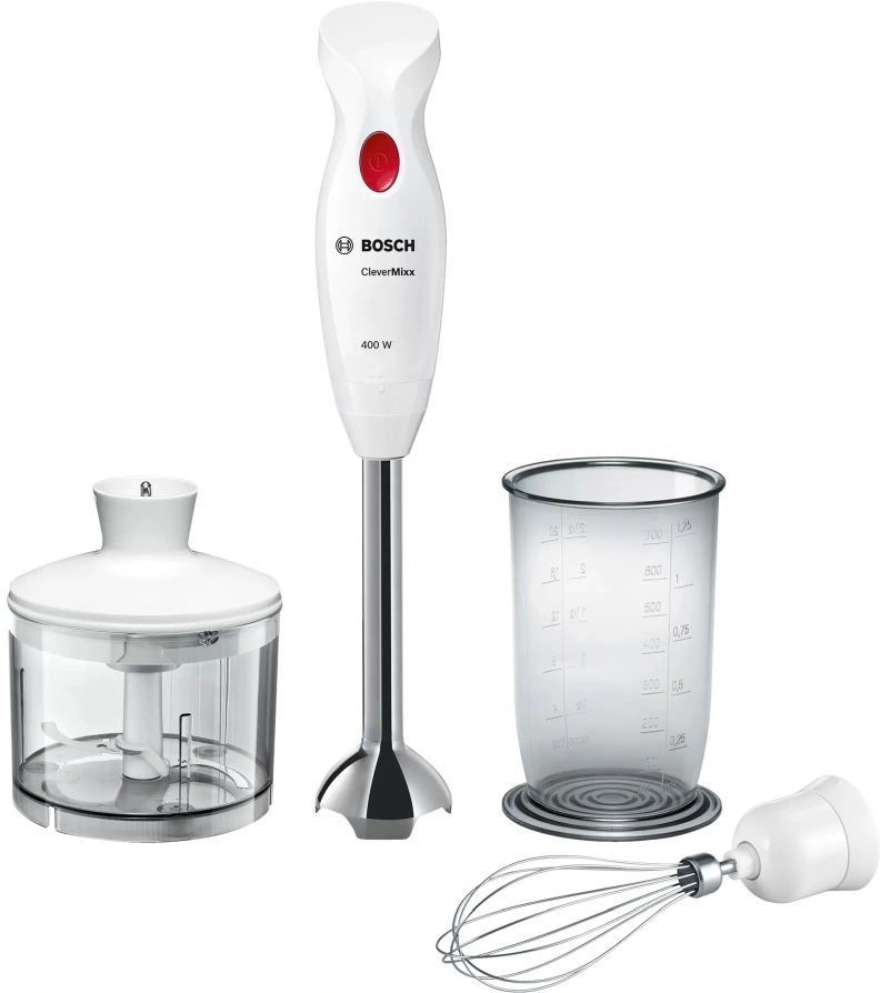 Блендер погружной Bosch CleverMixx MSM24500 400Вт белый