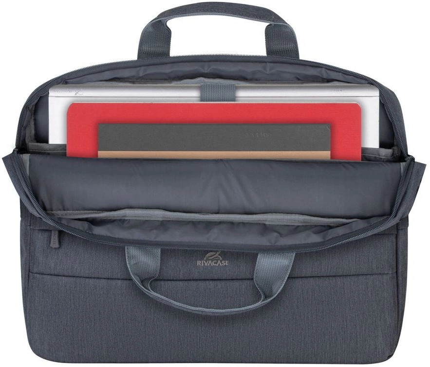 Сумка для ноутбука 15.6" Riva 7532 темно-серый полиэстер (7532 DARK GREY)