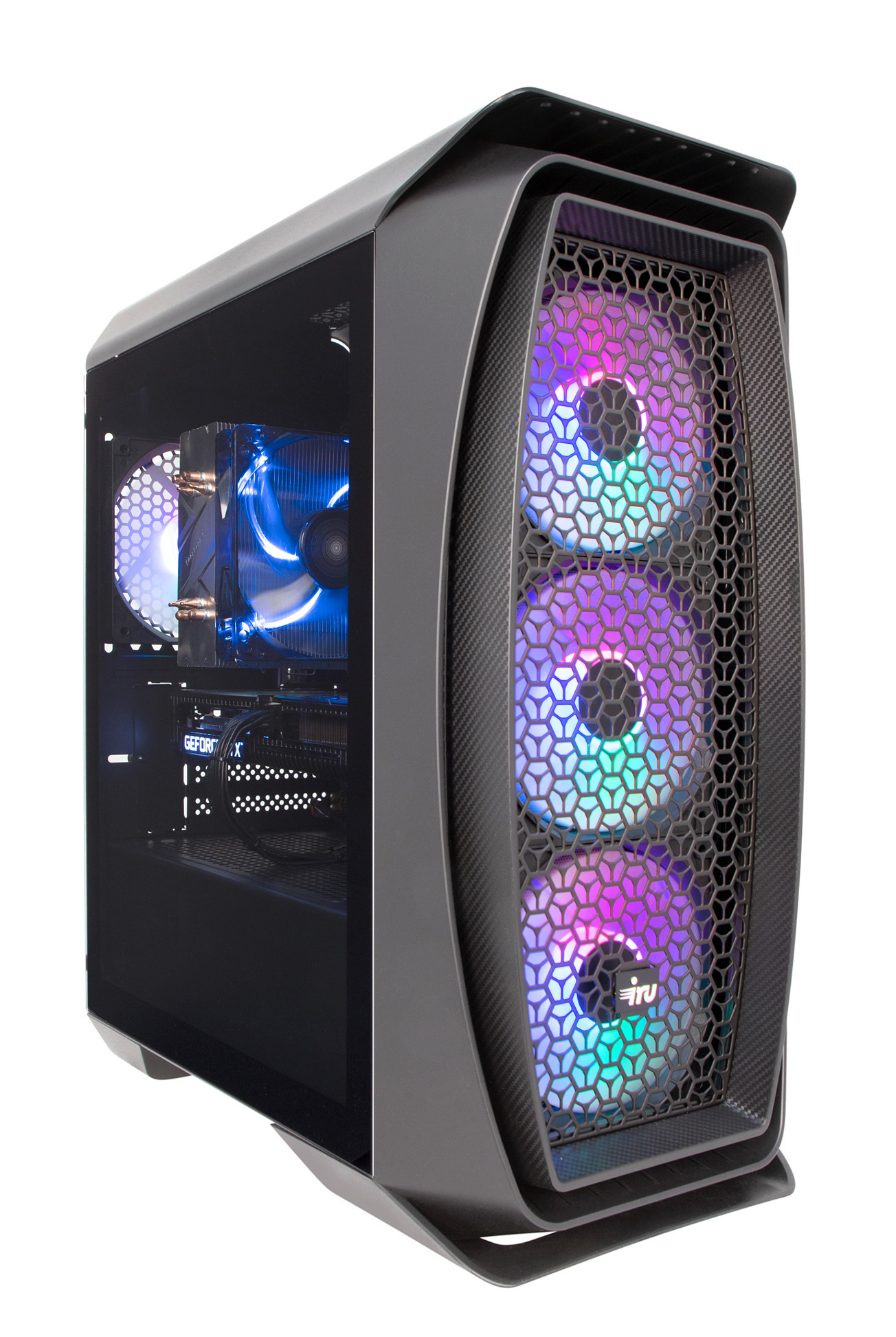 ПК IRU Game 520B5GMA MT Ryzen 5 5600X (3.7) 16Gb SSD512Gb RTX3050 8Gb FreeDOS GbitEth 650W черный (RUS) (1926551)