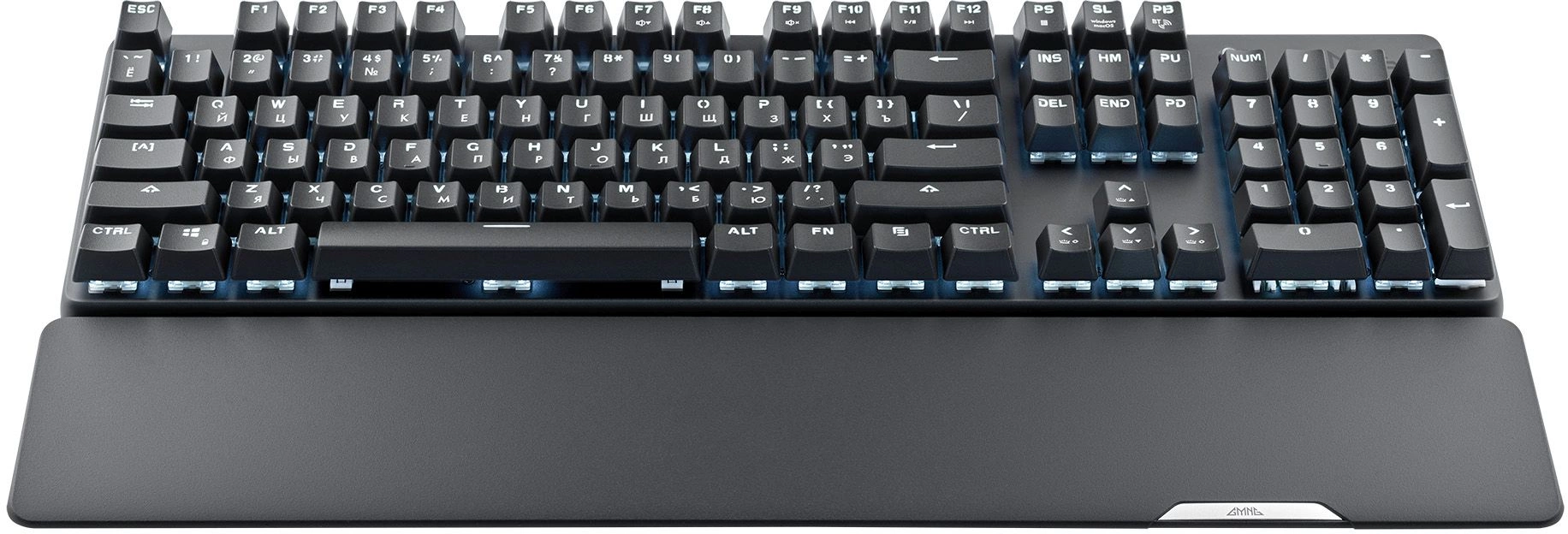 Клавиатура GMNG GG-KB785XW механическая черный/серый USB беспроводная BT/Radio Multimedia for gamer Touch LED (подставка для запястий) (1901105)